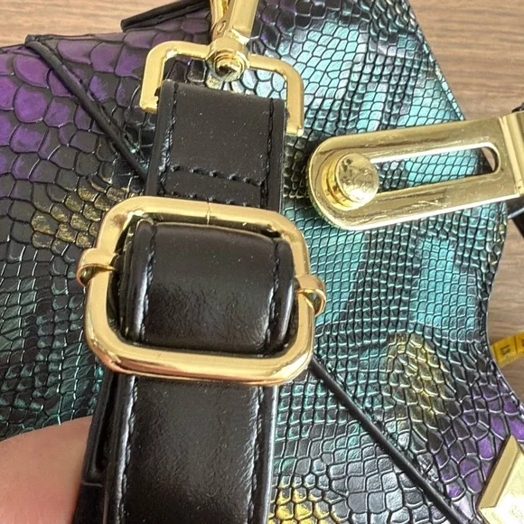 Fashion Tote Bag Snake Embossed - Picture 10 of 10